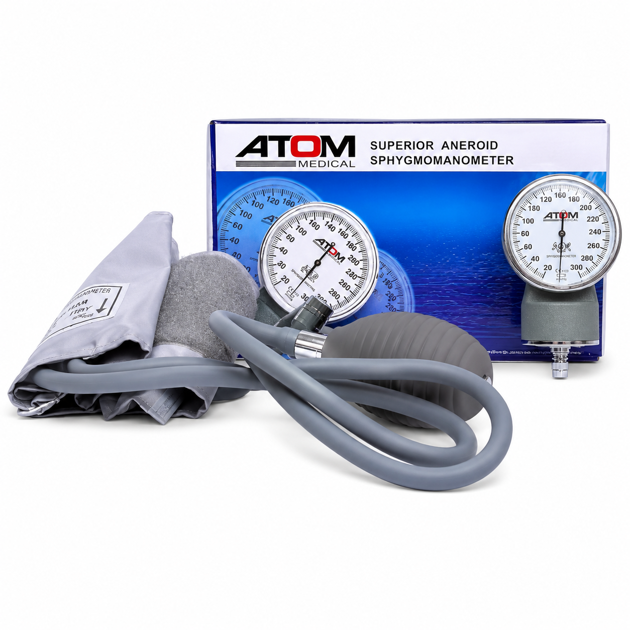 Atom Manual Blood Pressure Monitor AT-956 (Aneroid Sphygmomanometer)