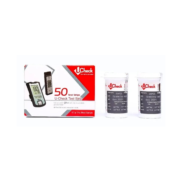 UCheck Sugar Test Strips (50 Pcs)