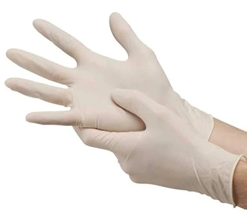 LifeCare Powdered Latex Medical & Examination Gloves (100 pcs)